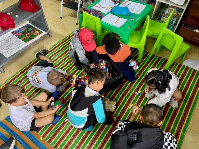 students in class