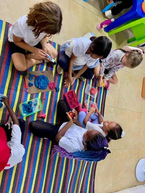 students in class